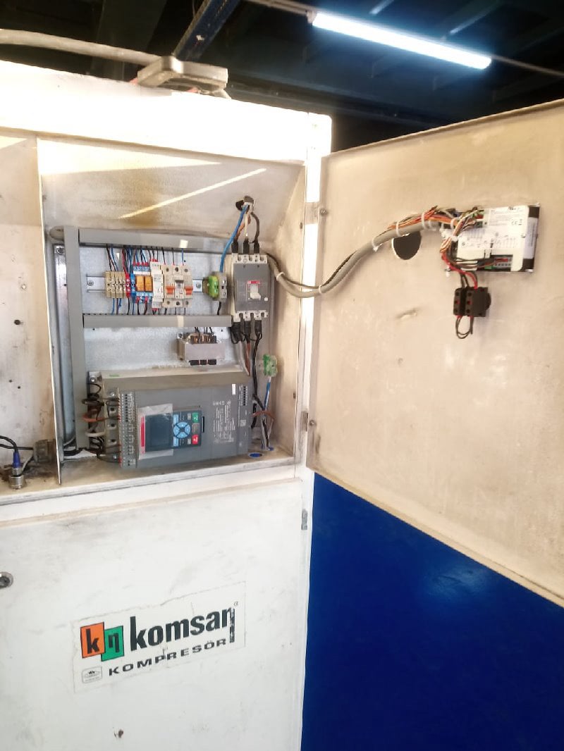 37kw vidalı kompresör ekranlı pano&nbsp;işleme C | Tel: 0(546) 452 27 46 Kompresör Tamir Bakım Servisi Pendik Tuzla AY Makina Otomasyon