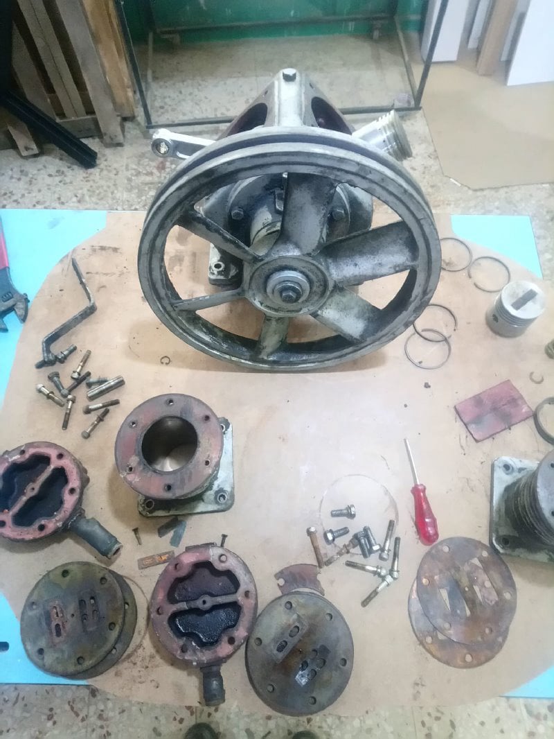 Pistonlu Hava Kompresörü Kafa Montajı | Tel: 0(546) 452 27 46 Kompresör Tamir Bakım Servisi Pendik Tuzla AY Makina Otomasyon